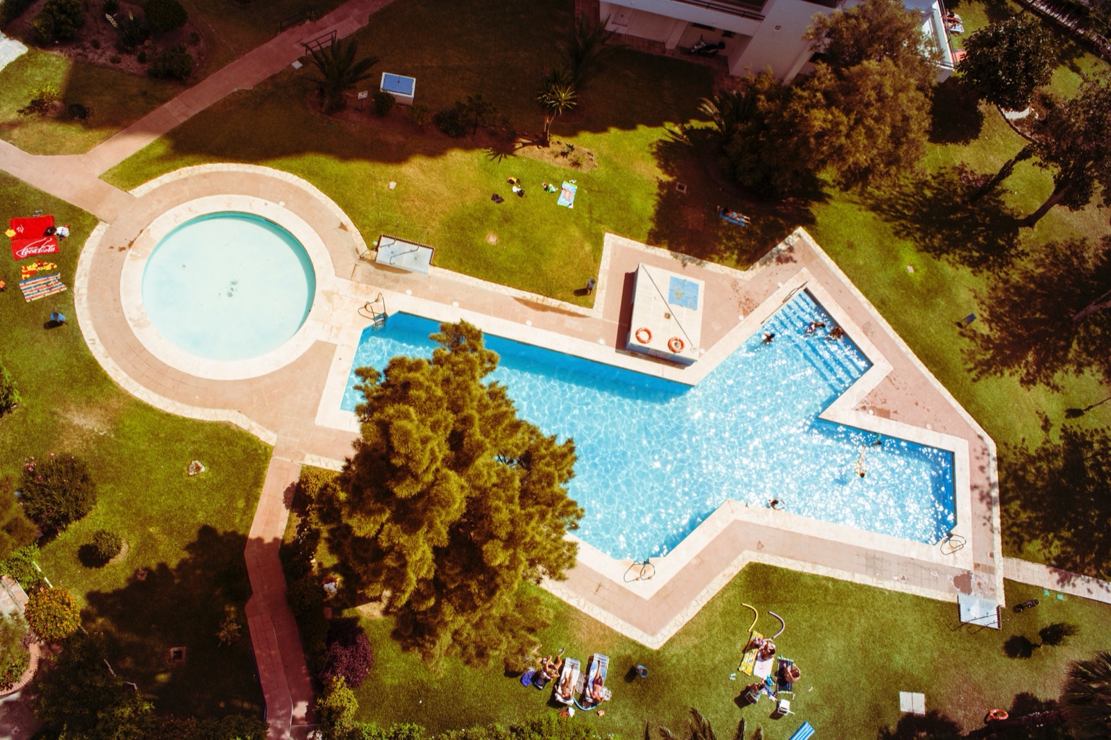 Pool deck and community amenity area example